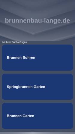 Brunnenbau-Lange