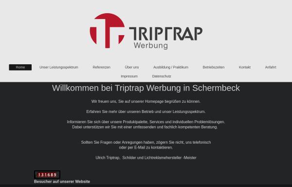 Vorschau von www.triptrap-werbung.de, Triptrap Aussenwerbung