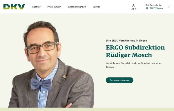 Vorschau von www.ruediger-mosch.dkv.ergo.de, Ruediger Mosch, DKV-Service-Center