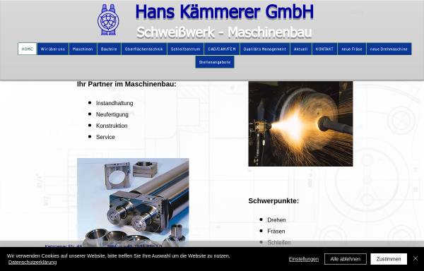 Vorschau von www.hans-kaemmerer.de, Hans Kämmerer GmbH