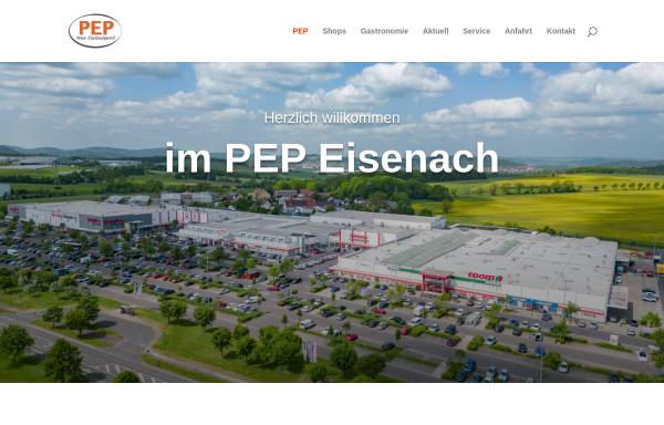 Vorschau von www.pep-eisenach.de, Prima Einkaufs-Park Eisenach GbR mbH