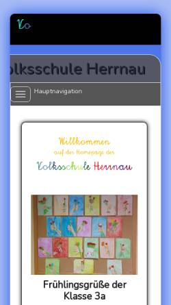 Vorschau der mobilen Webseite www.vs-herrnau.salzburg.at, VS Herrnau