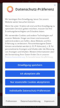 Vorschau der mobilen Webseite omega-druck.at, Omega Druck GmbH
