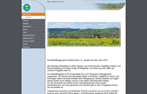 Vorschau von www.mfg-grossalmerode.de, Modellfluggruppe Großalmerode e.V.
