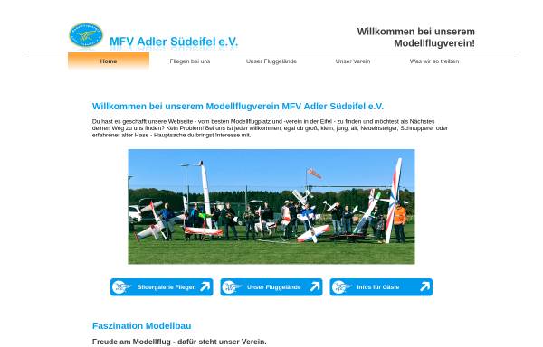 Vorschau von www.modellflugverein-adler-suedeifel.de, Modellflugverein-Adler-Südeifel e.V.