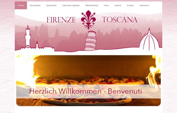 Vorschau von www.firenze-freiburg.de, Firenze-Toscana Restaurationsbetrieb GmbH