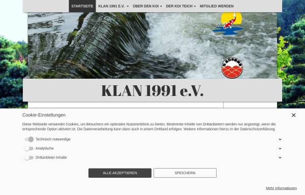 Vorschau von www.koiklan.de, KLAN - Koi Liebhaber am Niederrhein e.V.