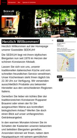 Vorschau der mobilen Webseite www.seekuh.de, Seekuh