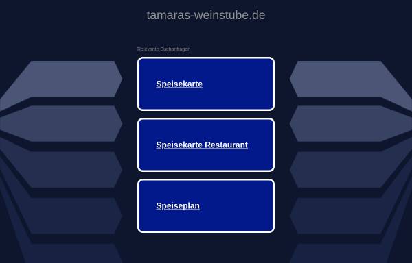 Vorschau von www.tamaras-weinstube.de, Tamaras Weinstube