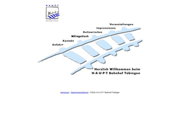 Vorschau von www.hauptbahnhof-tue.de, H·A·U·P·T Bahnhof Tübingen