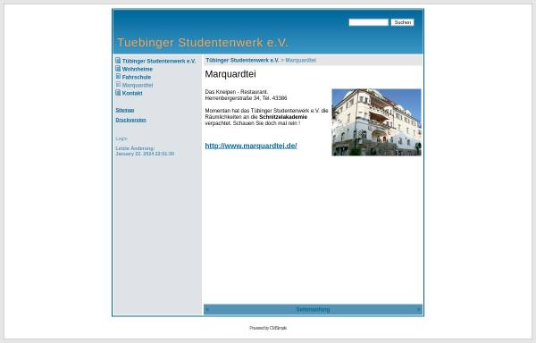 Vorschau von www.stuwe-tuebingen.de, Marquardtei