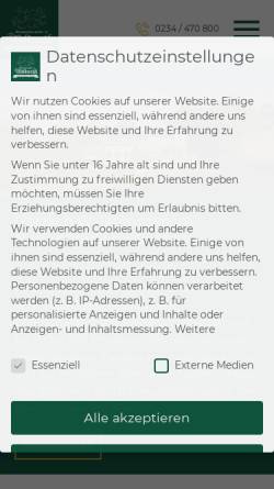 Vorschau der mobilen Webseite www.borgboehmer.de, Borgböhmers Waldesruh