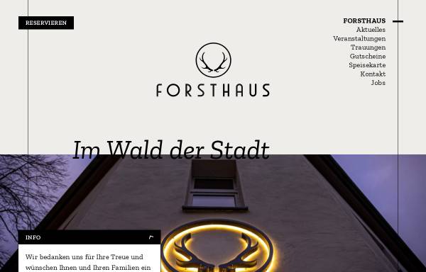 Vorschau von www.forsthaus-bochum.de, Forsthaus