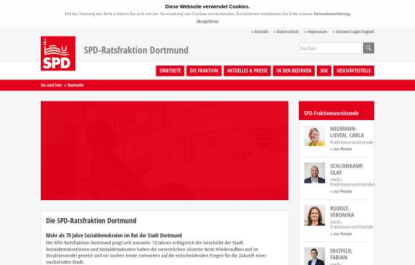 Vorschau von www.spd-fraktion-dortmund.de, SPD-Ratsfraktion Dortmund