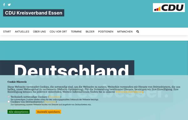 Vorschau von www.omv-essen.de, Ost- und Mitteldeutsche Vereinigung / Konservatives Forum