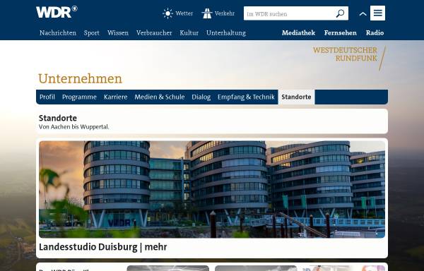 Vorschau von www.wdr.de, WDR Studio Duisburg