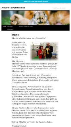 Vorschau der mobilen Webseite www.almondis.de, Almondis