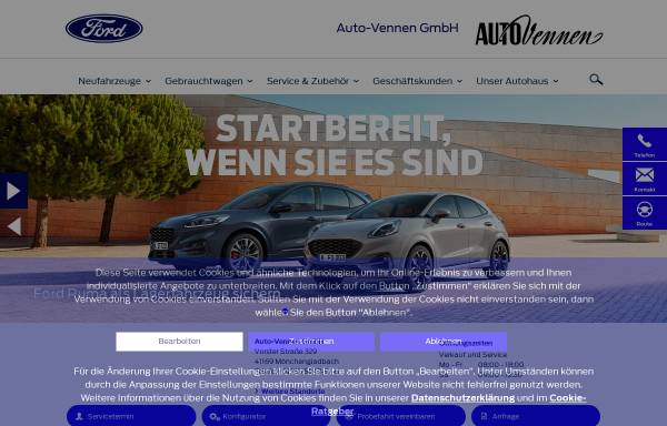 Vorschau von www.ford-vennen.de, Auto Vennen GmbH