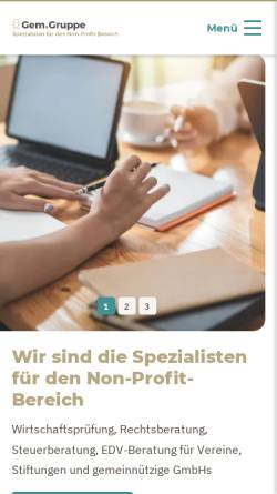 Vorschau der mobilen Webseite www.stufi.de, Dr. Steinmetz und Fiedler, Steuerberatungsgesellschaft mbH