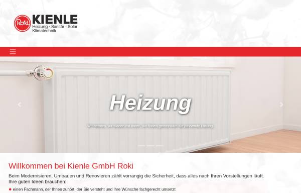 Vorschau von www.kienle-roki.de, Kienle GmbH Roki