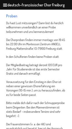 Deutsch-Französischer Chor Freiburg