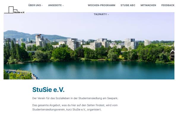 Vorschau von www.studentensiedlung.de, StudentenSiedlung (StuSie)