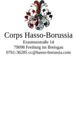 Vorschau der mobilen Webseite www.hasso-borussia.org, Hasso-Borussia