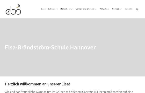 Vorschau von www.ebs-hannover.de, Elsa-Brändström-Schule