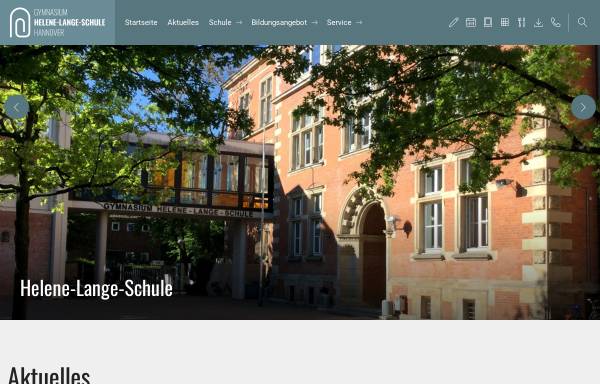 Vorschau von www.hlshannover.de, Helene-Lange-Schule