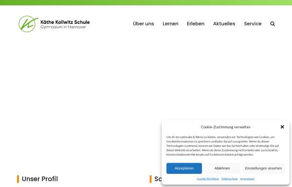 Vorschau von www.kks-hannover.de, Käthe-Kollwitz-Schule