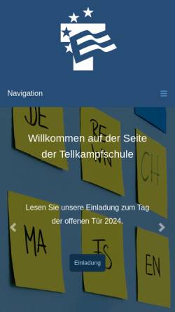 Vorschau der mobilen Webseite www.tellkampfschule.de, Tellkampfschule