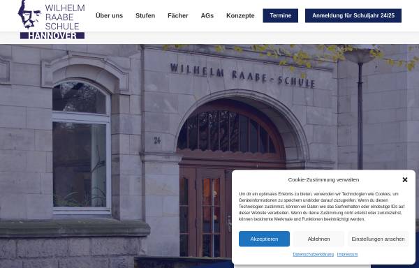 Vorschau von www.wrs-hannover.de, Wilhelm-Raabe-Schule