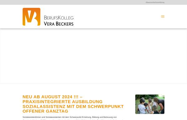 Vorschau von www.bkvb.de, Berufskolleg Vera Beckers