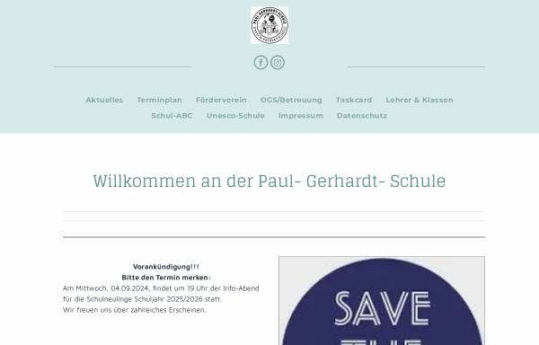 Vorschau von www.paul-gerhardt-schule.de, Paul-Gerhardt-Schule