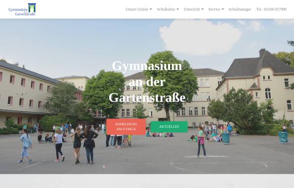 Vorschau von www.gymga.de, Gymnasium an der Gartenstrasse
