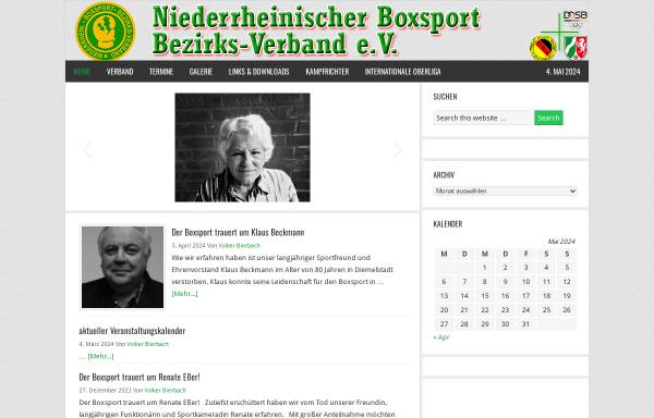 Vorschau von www.nabvev.de, Niederrheinischer Amateur-Box-Verband e.V.
