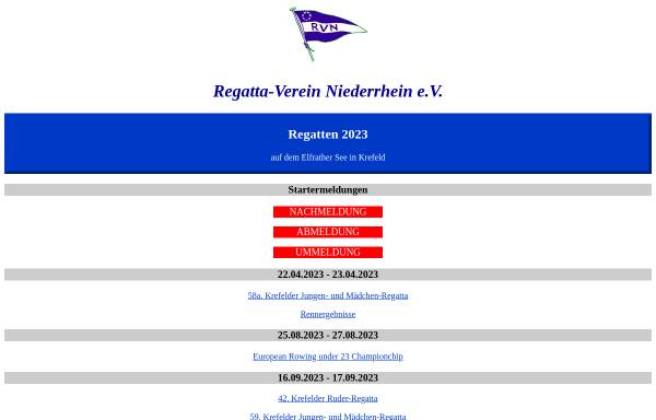 Vorschau von www.rvn-rudern.de, Regatta-Verein Niederrhein e.V.
