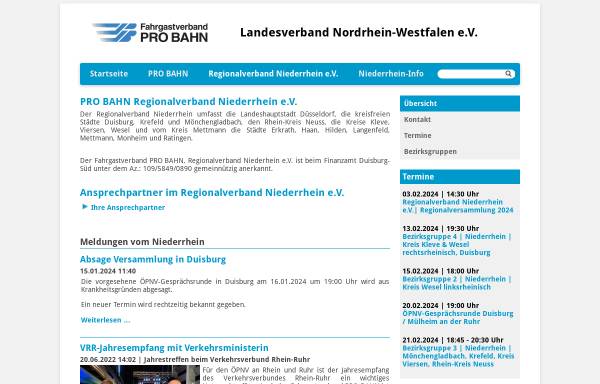 PRO BAHN Regionalverband Niederrhein e.V.