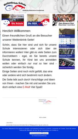 Vorschau der mobilen Webseite www.weilenbrink-schule.de, Weilenbrink-Schule