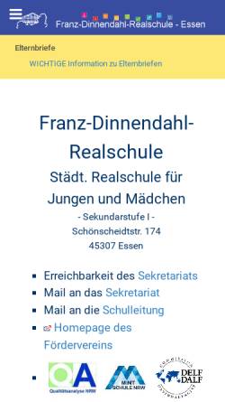 Vorschau der mobilen Webseite fdrs.de, Franz-Dinnendal-Schule