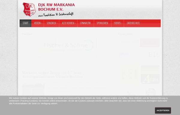 Vorschau von markania-bochum.de, DJK Rot-Weiß Markania-Bochum