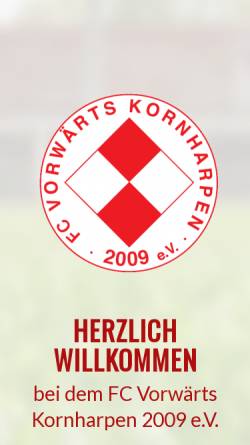 Vorschau der mobilen Webseite vorwaerts-kornharpen.de, FC Vorwärts Kornharpen 2009 e.V.