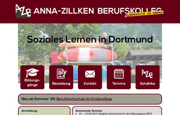 Vorschau von www.anna-zillken-berufskolleg.de, Anna-Zillken-Berufskolleg