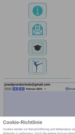 Vorschau der mobilen Webseite josef-grundschule-test.jimdo.com, Josef-Grundschule