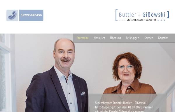 Vorschau von www.s-buttler.de, Sabine Buttler - Steuerberaterin