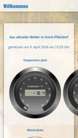 Vorschau der mobilen Webseite www.niederrheinwetter.de, NiederRheinWetter.de