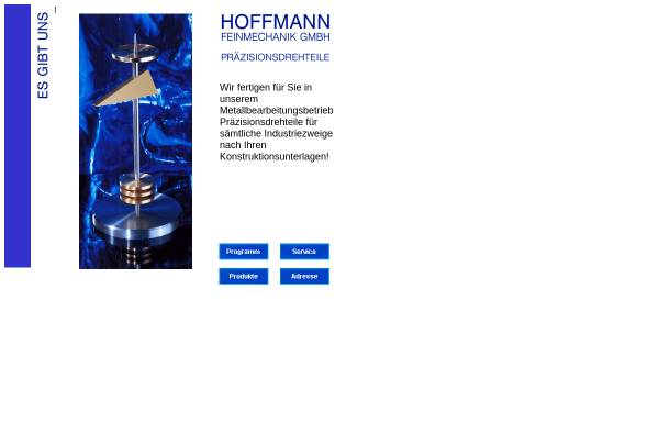 Vorschau von www.hoffmann-feinmechanik.de, Hoffmann Feinmechanik