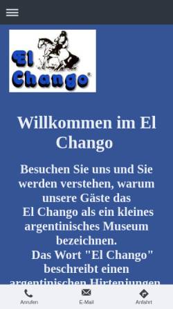 Vorschau der mobilen Webseite www.elchango.de, El Chango