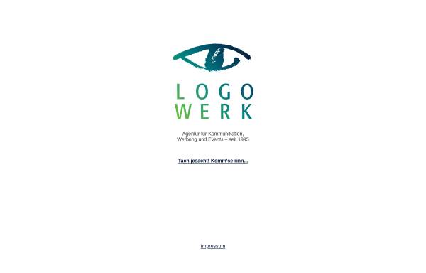 Vorschau von www.logowerk.de, Logowerk Werbeagentur