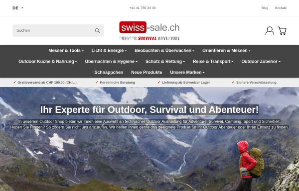 Vorschau von www.swiss-sale.ch, Swiss-Sale.ch AG